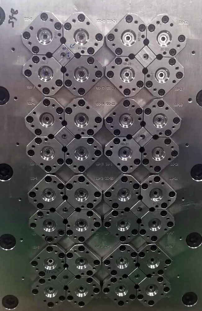 bottles plug mould with hot runner